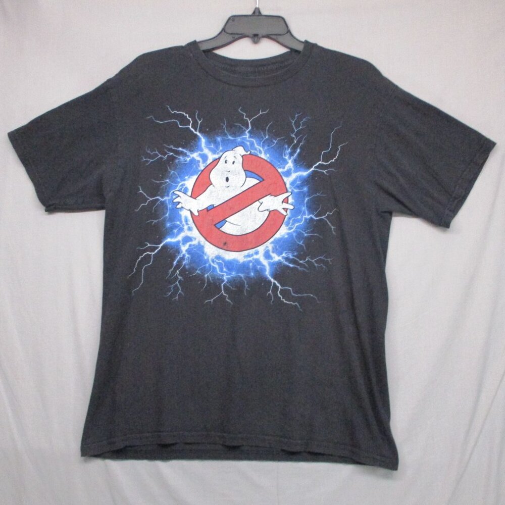 Ghost Busters Graphic Print T-Shirt Black Men Size | M